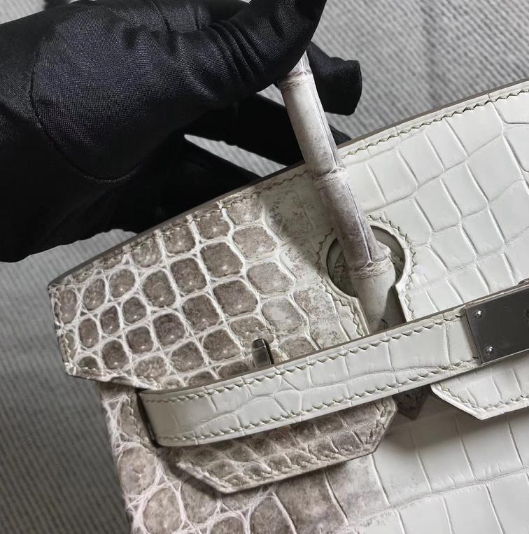 Hermès（爱马仕）Birkin 铂金包 喜马拉雅 银扣 30cm