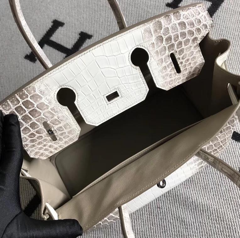 Hermès（爱马仕）Birkin 铂金包 喜马拉雅 银扣 30cm