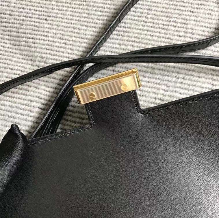 Hermes爱马仕 Constance 19 美洲黑雾面 原版皮 金扣