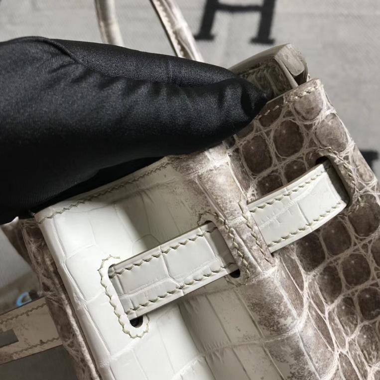 Hermès（爱马仕）Birkin 铂金包 喜马拉雅 银扣 30cm