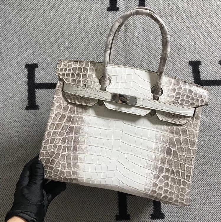 Hermès（爱马仕）Birkin 铂金包 喜马拉雅 银扣 30cm