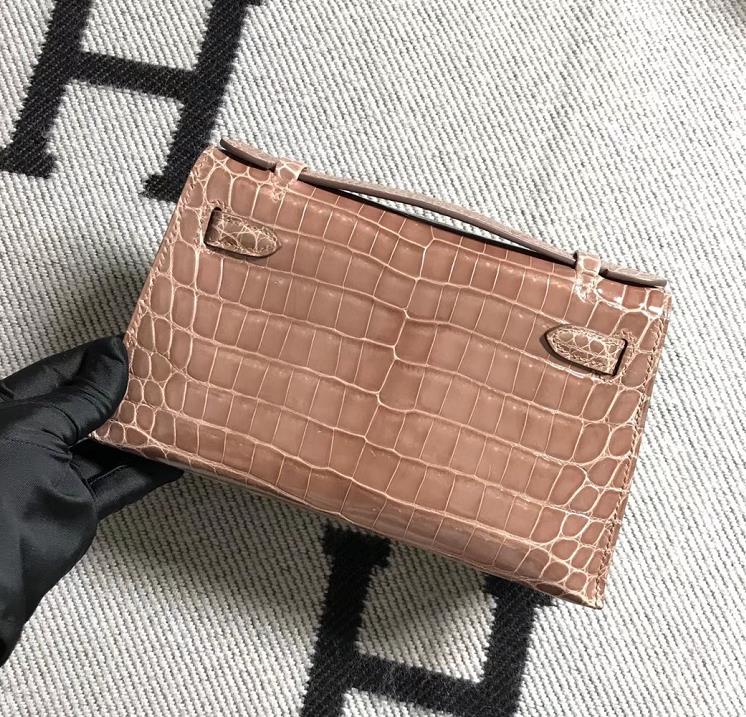 Hermès（爱马仕） Mini Kelly迷你凯莉 薰衣草紫 银扣 22cm