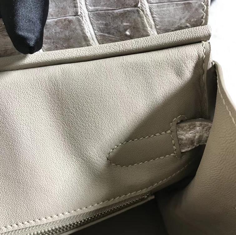 Hermès（爱马仕）Birkin 铂金包 喜马拉雅 银扣 30cm
