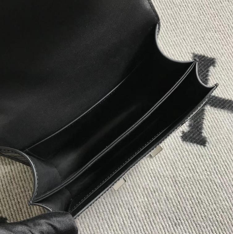 Hermes爱马仕 Constance 19 美洲黑 原版皮 银扣-拉尔森鳄鱼皮具定制 - 爱马仕包包官网 Hermes爱马仕 Constance 19 美洲黑 原版皮 银扣