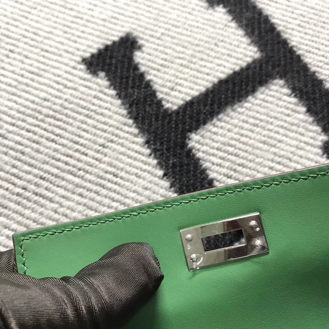Hermès（爱马仕） Mini Kelly迷你凯莉 美洲仙人掌绿 银扣 2代