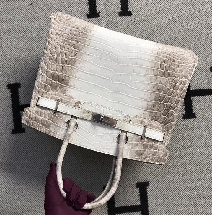 Hermès（爱马仕）Birkin 铂金包 喜马拉雅 银扣 30cm