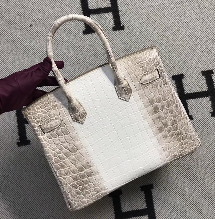 Hermès（爱马仕）Birkin 铂金包 喜马拉雅 银扣 30cm