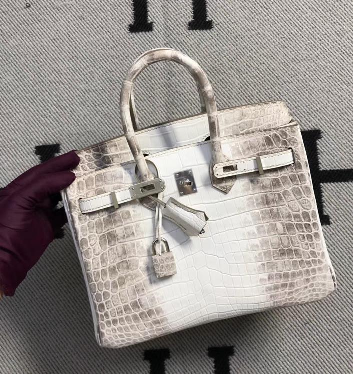 Hermès（爱马仕）Birkin 铂金包 喜马拉雅 银扣 25cm