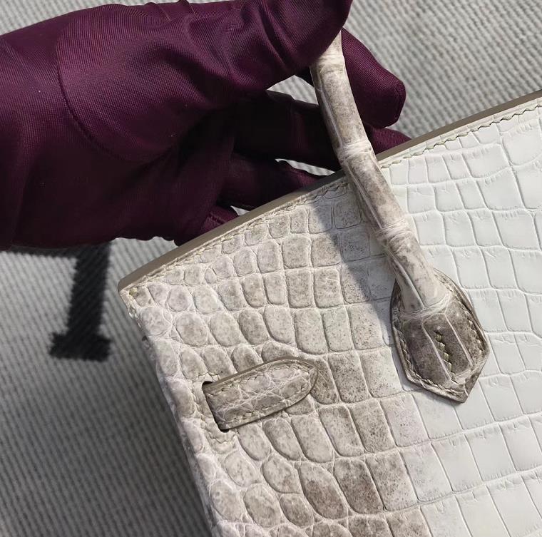 Hermès（爱马仕）Birkin 铂金包 喜马拉雅 银扣 25cm