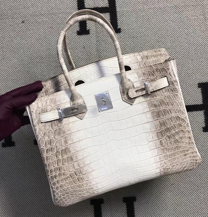 Hermès（爱马仕）Birkin 铂金包 喜马拉雅 银扣 30cm