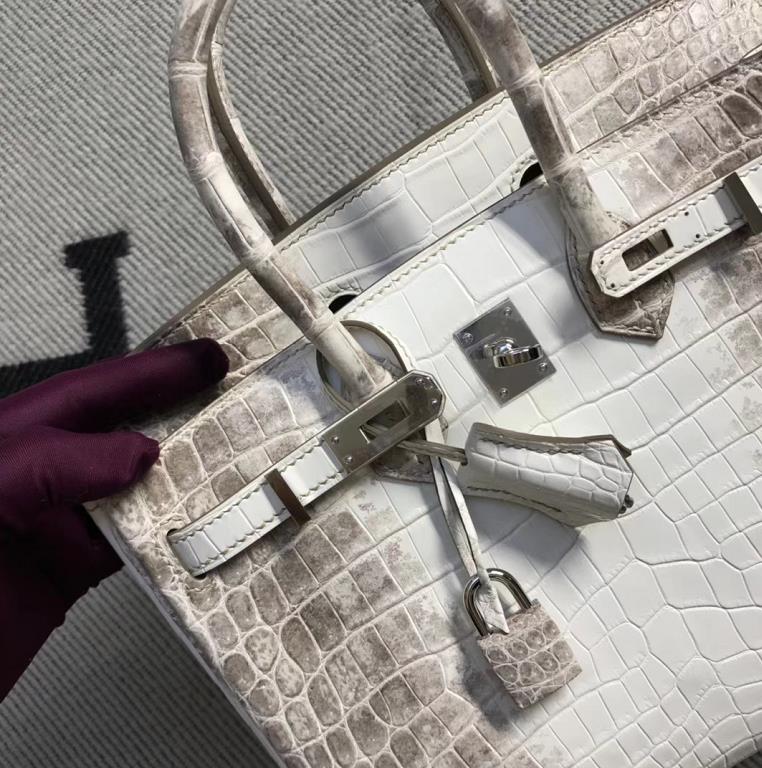 Hermès（爱马仕）Birkin 铂金包 喜马拉雅 银扣 25cm