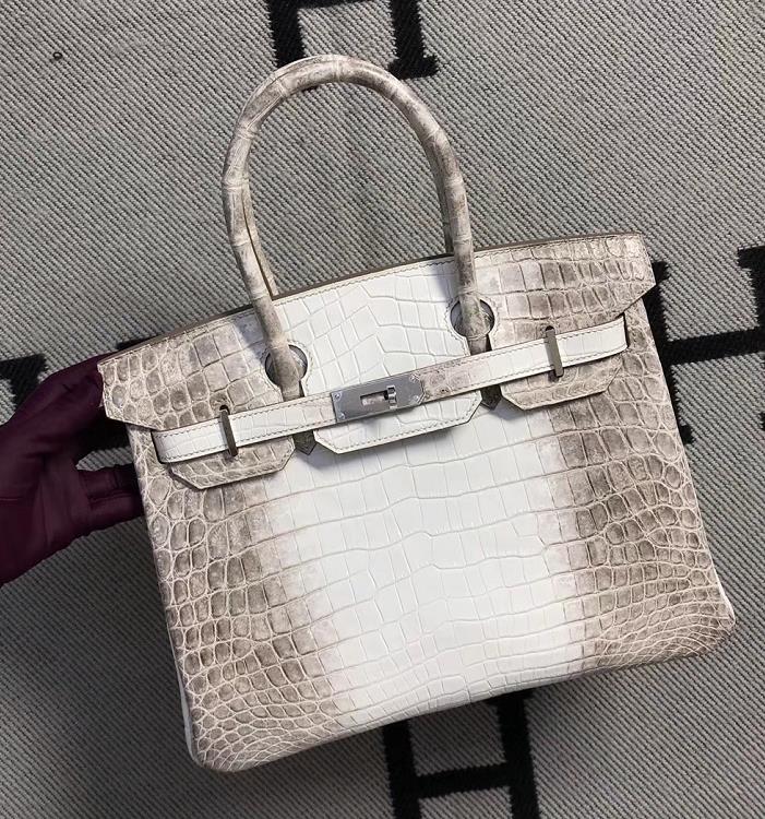 Hermès（爱马仕）Birkin 铂金包 喜马拉雅 银扣 30cm