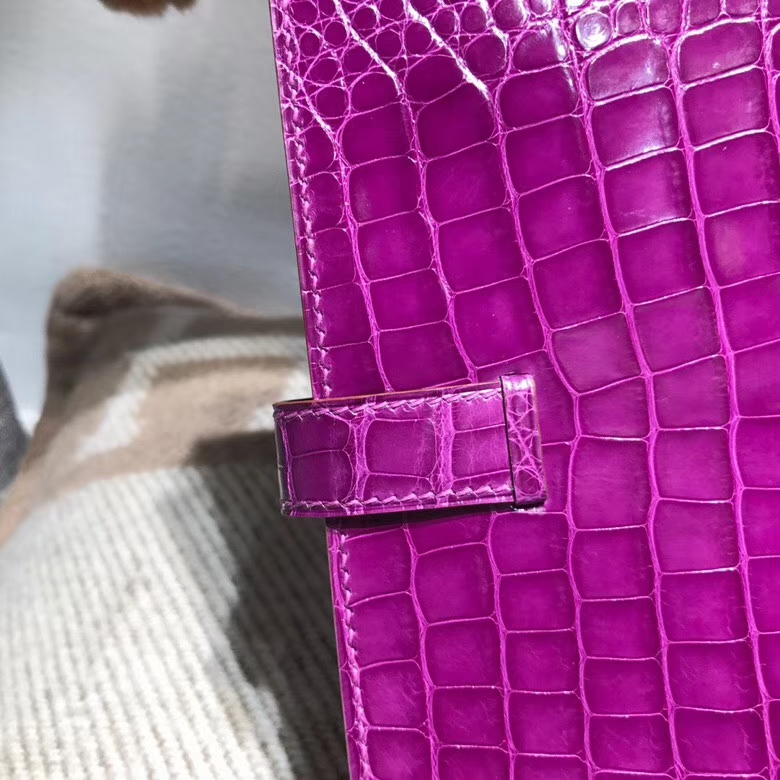 Hermès（爱马仕）Bearn两折钱夹 P9 Anemone海葵紫色 银扣 紫中带蓝的颜色