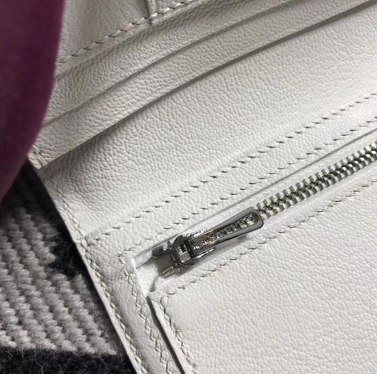 Hermès（爱马仕）新款 钱包钱夹H扣纯白