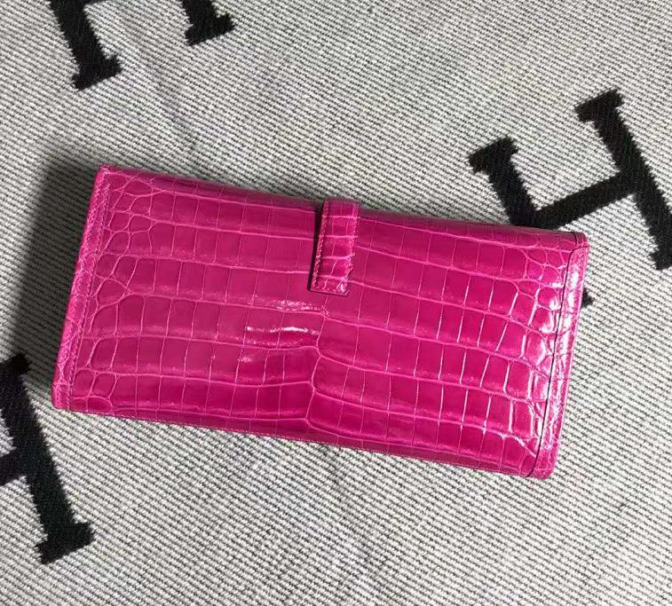 Hermès（爱马仕）长款钱包 原版品质 桃红色