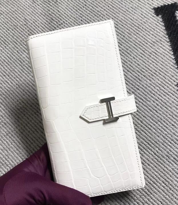 Hermès（爱马仕）新款 钱包钱夹H扣纯白