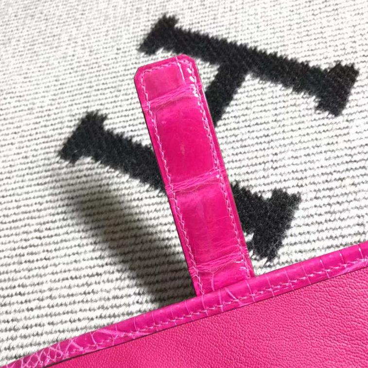 Hermès（爱马仕）长款钱包 原版品质 桃红色