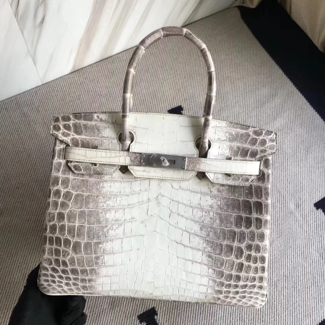 Hermès(爱马仕)Birkin30cm 喜马拉雅 顶级工艺 超美现货-拉尔森鳄鱼皮具定制 - 爱马仕包包官网 Hermès(爱马仕)Birkin30cm 喜马拉雅 顶级工艺 超美现货
