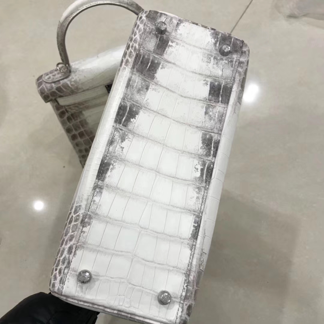 Hermès（爱马仕）Kelly Himalaya 喜马拉雅 银扣   每一只都独一无二 现货 28cm