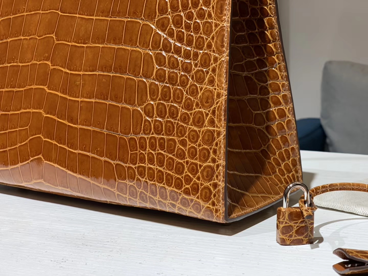 Hermès（爱马仕）Kelly凯莉包 4g 焦糖色 brulee 25cm 配全套专柜原版包装
