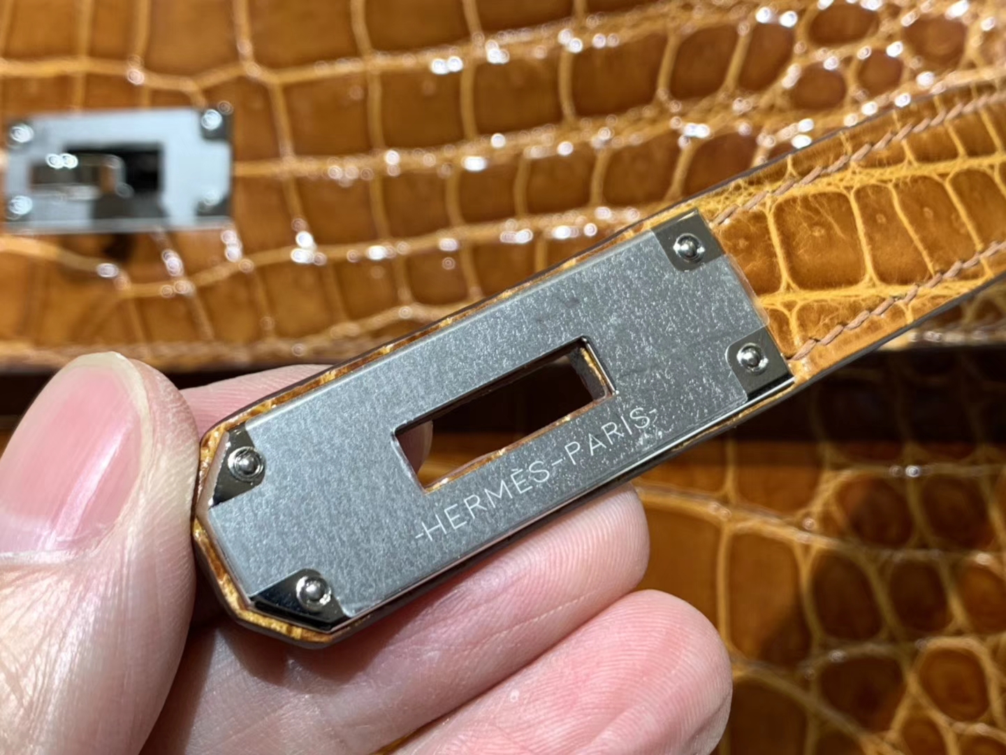 Hermès（爱马仕）Kelly凯莉包 4g 焦糖色 brulee 25cm 配全套专柜原版包装