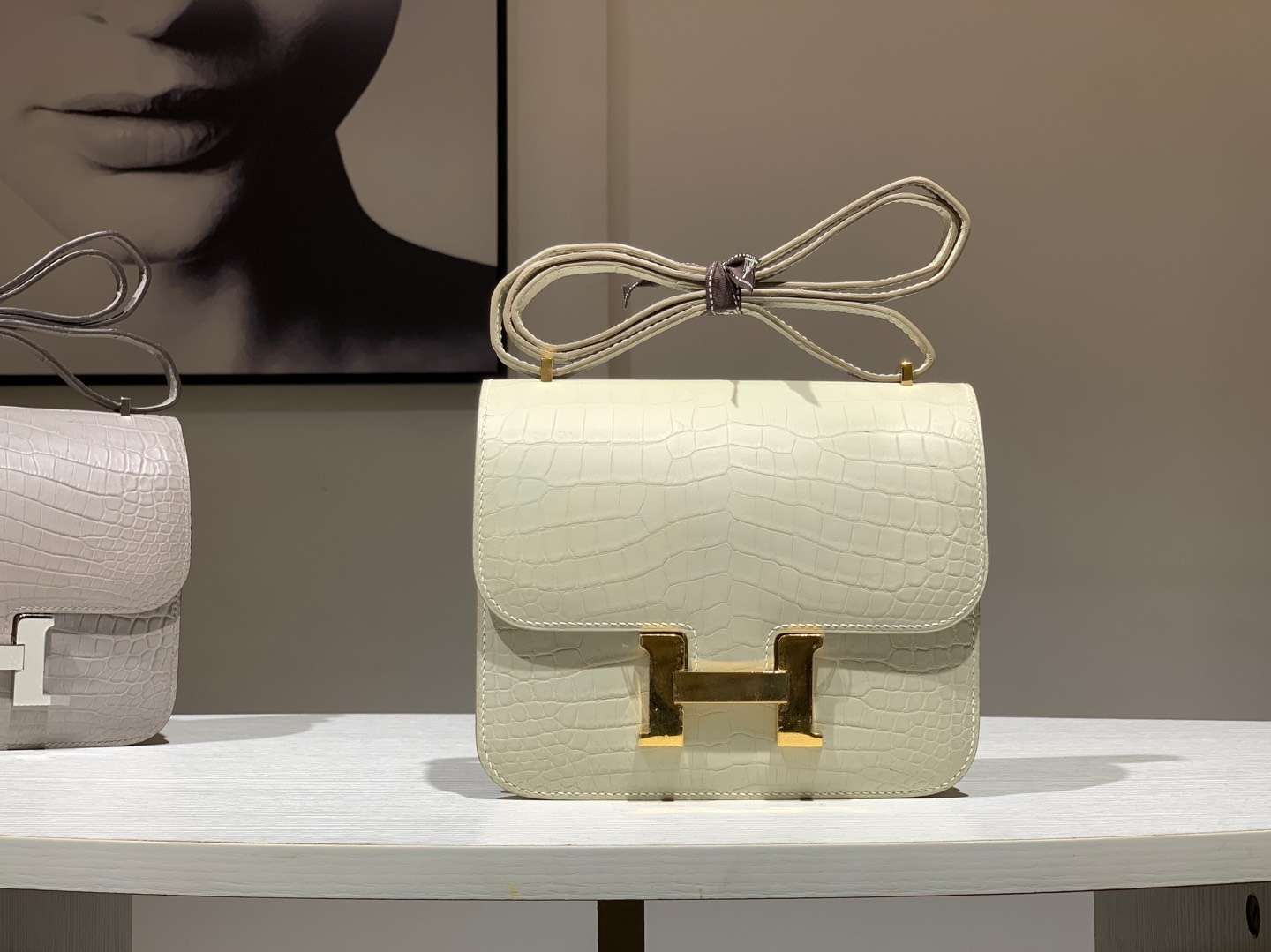 Hermès（爱马仕）空姐包 Constance 鳄鱼皮 现货