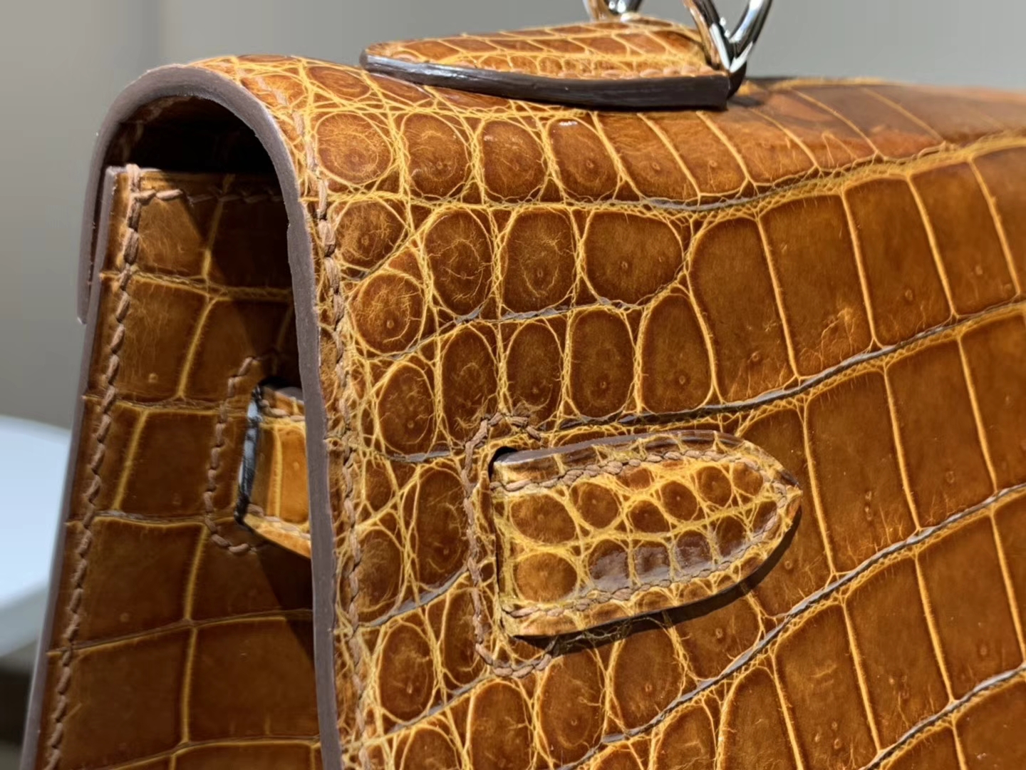 Hermès（爱马仕）Kelly凯莉包 4g 焦糖色 brulee 25cm 配全套专柜原版包装