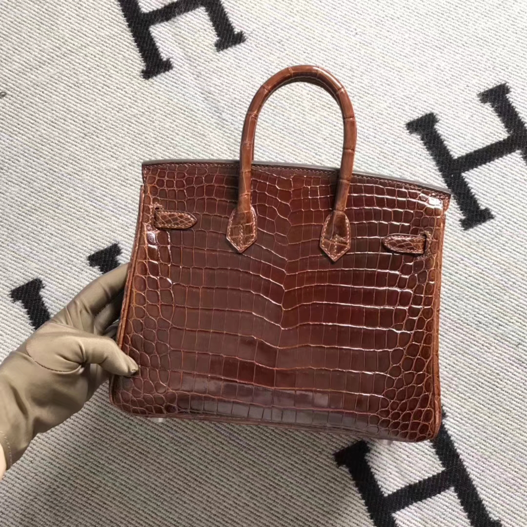 Hermès（爱马仕）极品Birkin铂金包 金棕色 完善品质 银扣 25cm