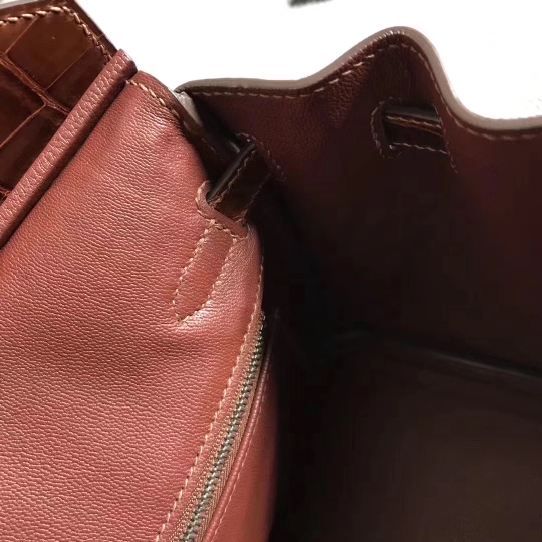 Hermès（爱马仕）极品Birkin铂金包 金棕色 完善品质 银扣 25cm
