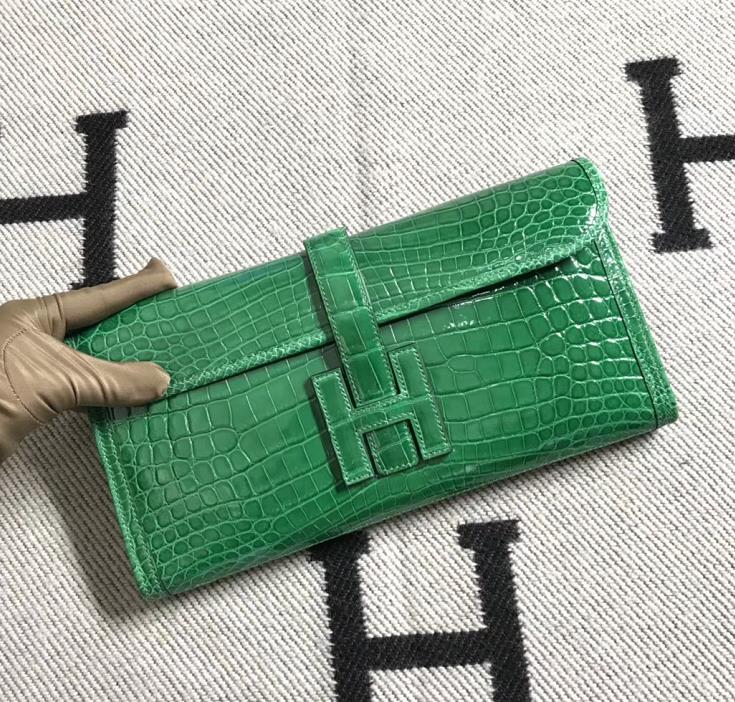 Hermès（爱马仕）长款钱包 原版品质 仙人掌绿