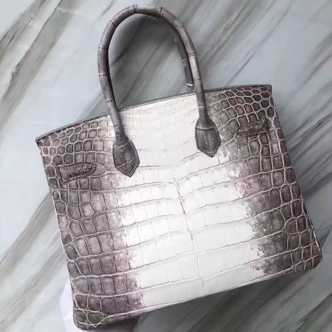 Hermès（爱马仕）Birkin Himalaya 喜马拉雅 银扣 包中皇后 品相超完美 30cm