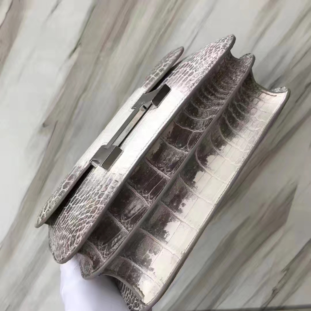 Hermès（爱马仕）Constance空姐包 喜马拉雅  银扣  包中皇后  品相完美 顶级手缝 24cm