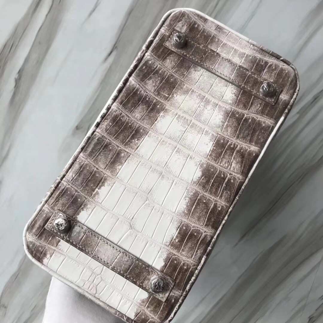 Hermès（爱马仕）Birkin铂金包 Himalaya 顶级工艺 蜡线全手工 超美纹路 25cm