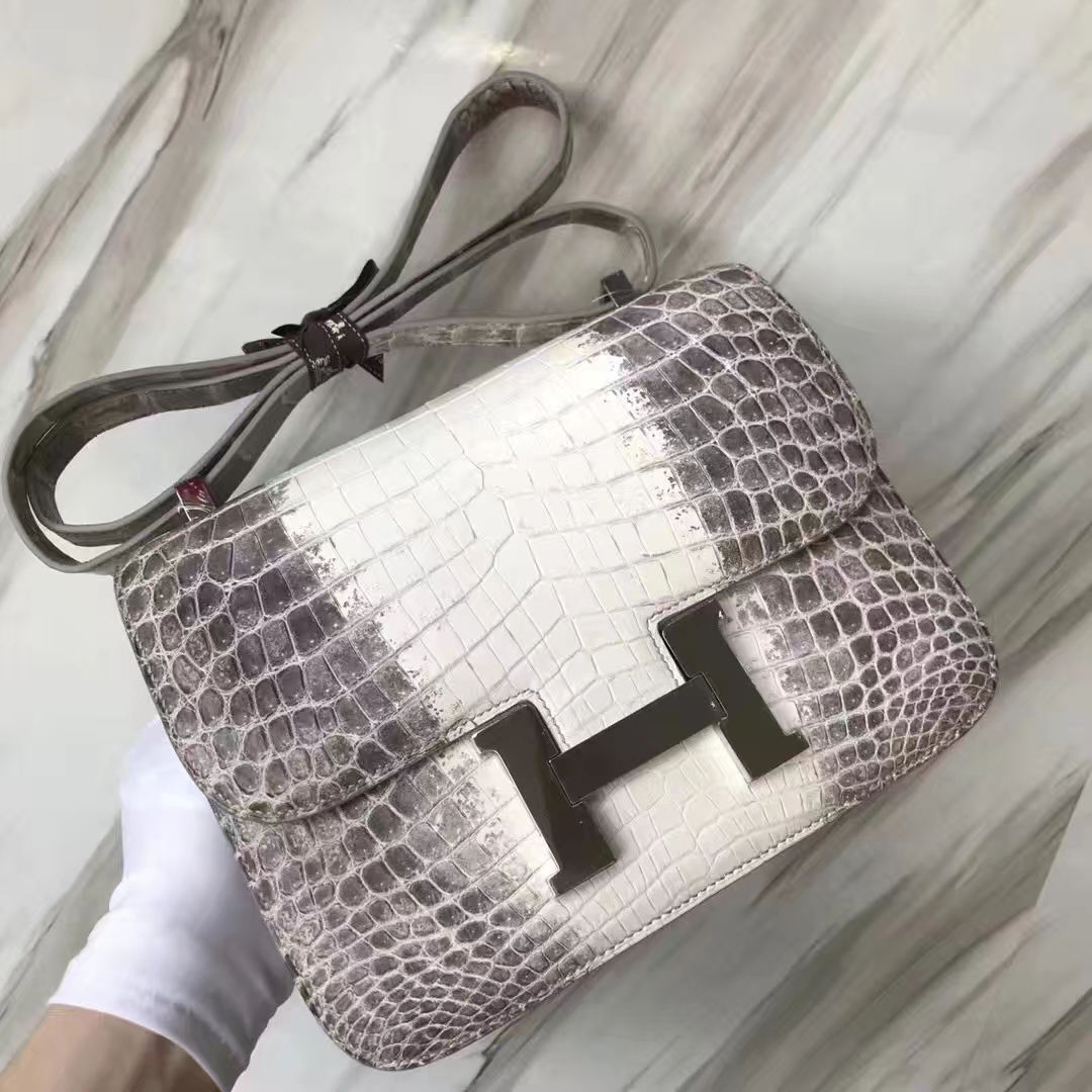Hermès（爱马仕）Constance空姐包 喜马拉雅  银扣  包中皇后  品相完美 顶级手缝 24cm