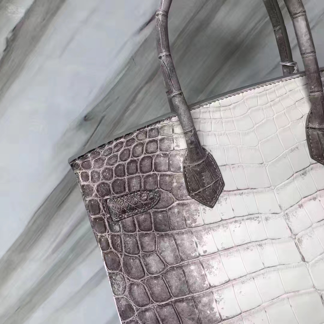 Hermès（爱马仕）Birkin Himalaya 喜马拉雅 银扣 包中皇后 品相超完美 30cm