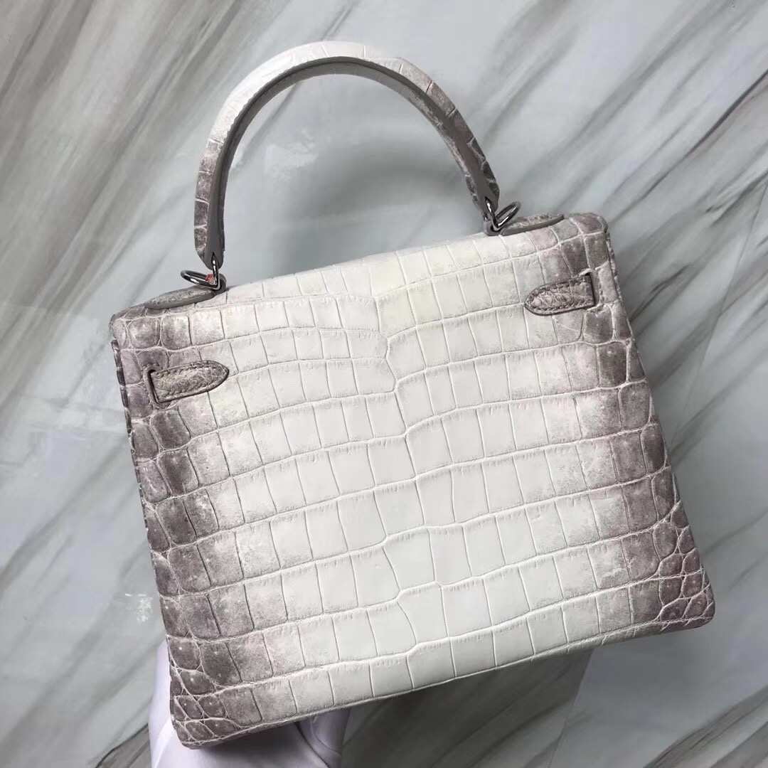 Hermès（爱马仕）Kelly凯莉包 喜马拉雅 银扣 包中女皇 品相完美 顶级手缝 25cm