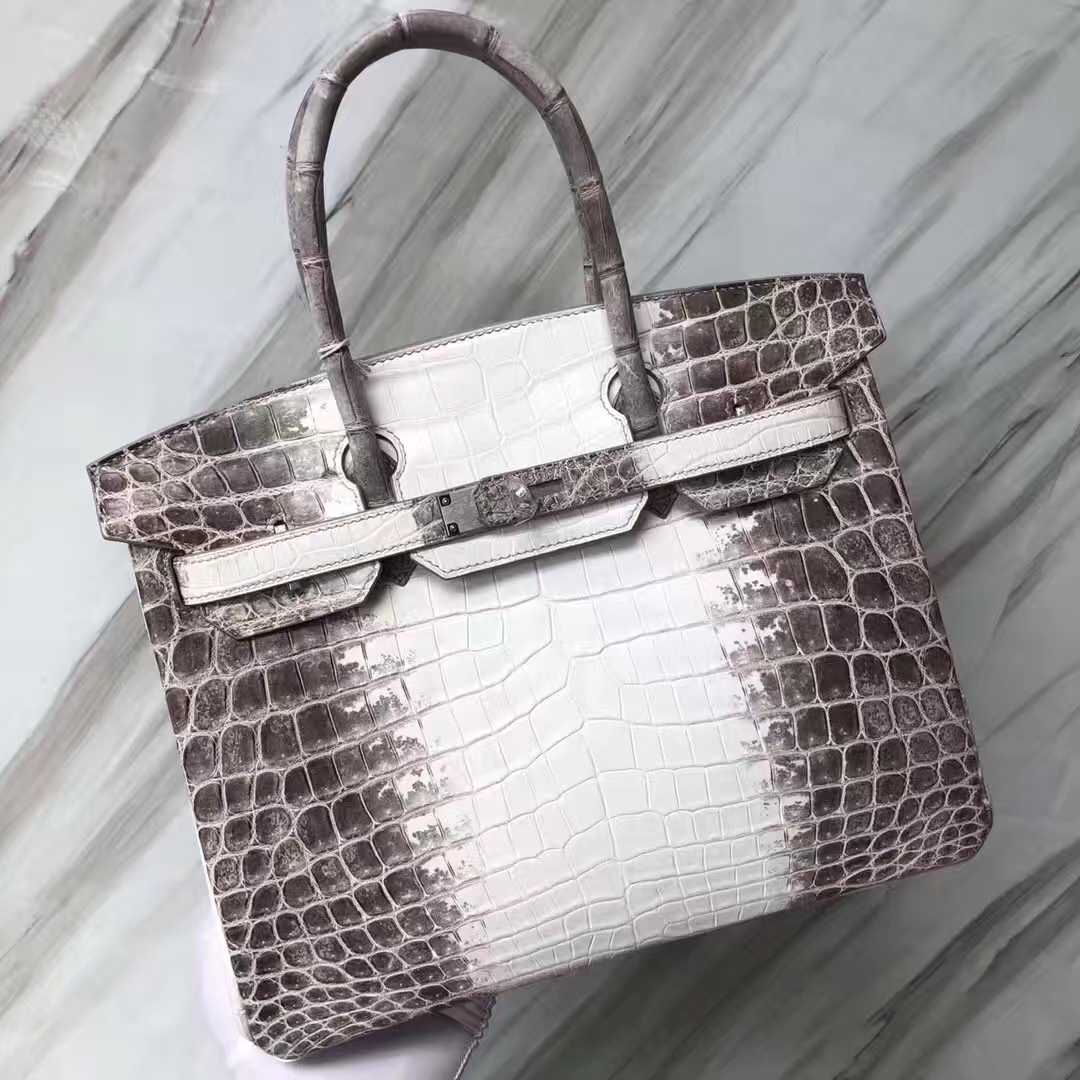 Hermès（爱马仕）Birkin Himalaya 喜马拉雅 银扣 包中皇后 品相超完美 30cm