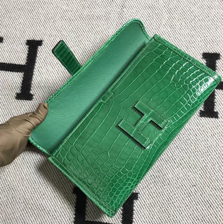 Hermès（爱马仕）长款钱包 原版品质 仙人掌绿