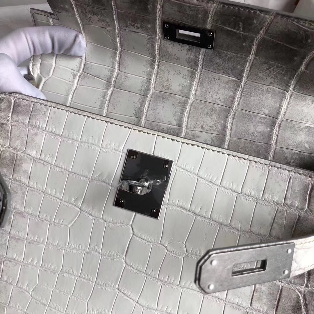 Hermès（爱马仕）Kelly凯莉包 Himalaya 喜马拉雅 银扣 顶级手缝 28cm 现货