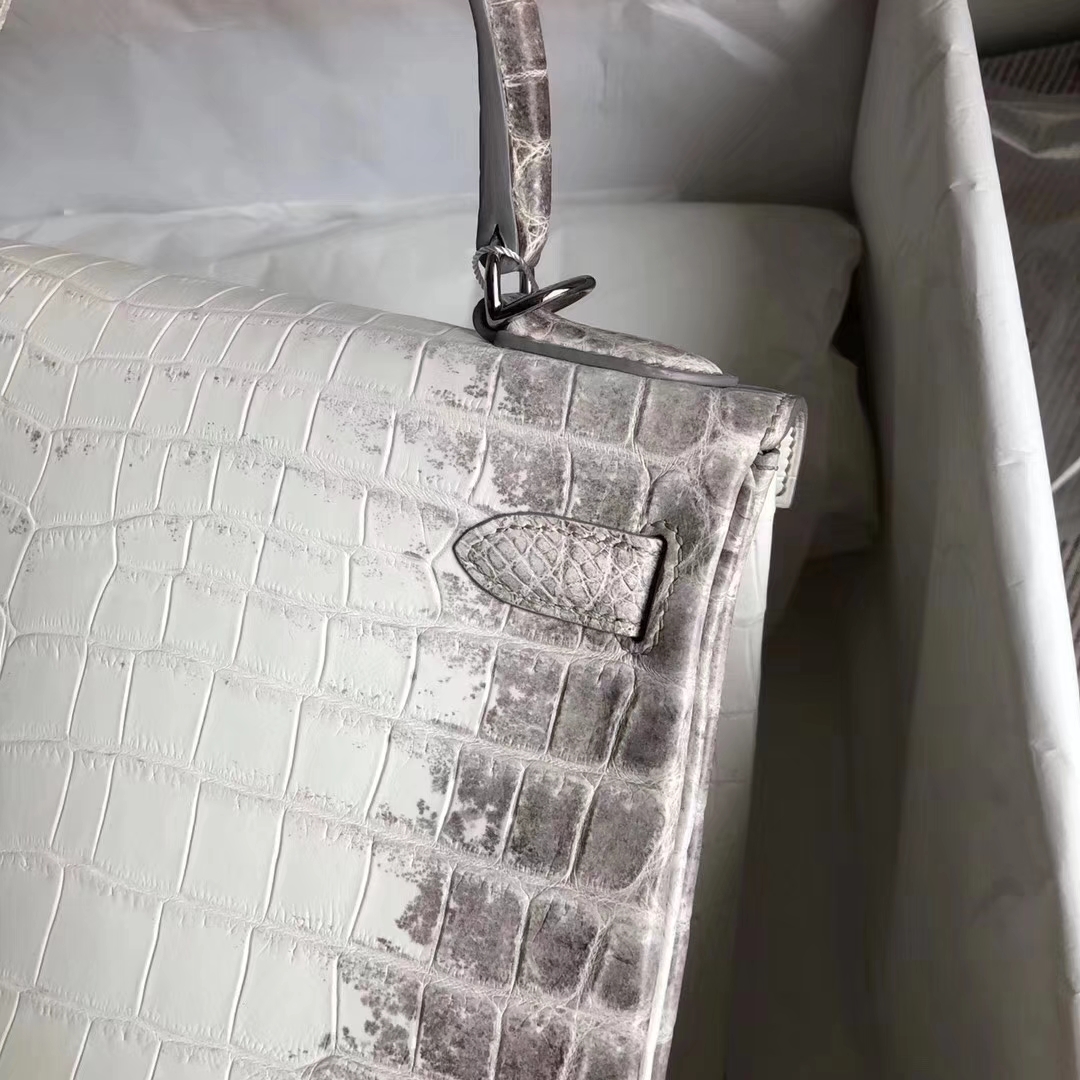 Hermès（爱马仕）Kelly凯莉包 Himalaya 喜马拉雅 银扣 顶级手缝 28cm 现货