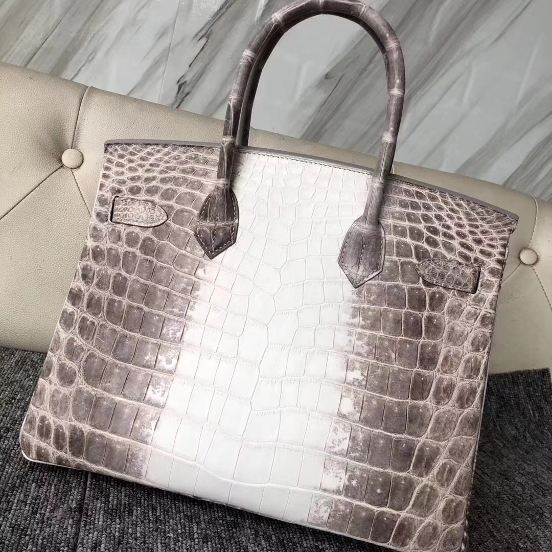 Hermès（爱马仕）Birkin铂金包 Himalaya 喜马拉雅  银扣 包中皇后  顶级手缝 30cm 现货