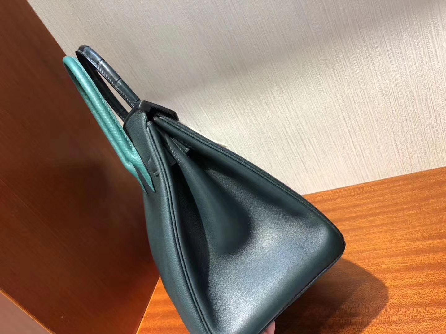 Hermès（爱马仕）Birkin 铂金包 限量版 八拼色 银扣  现货一枚 30cm