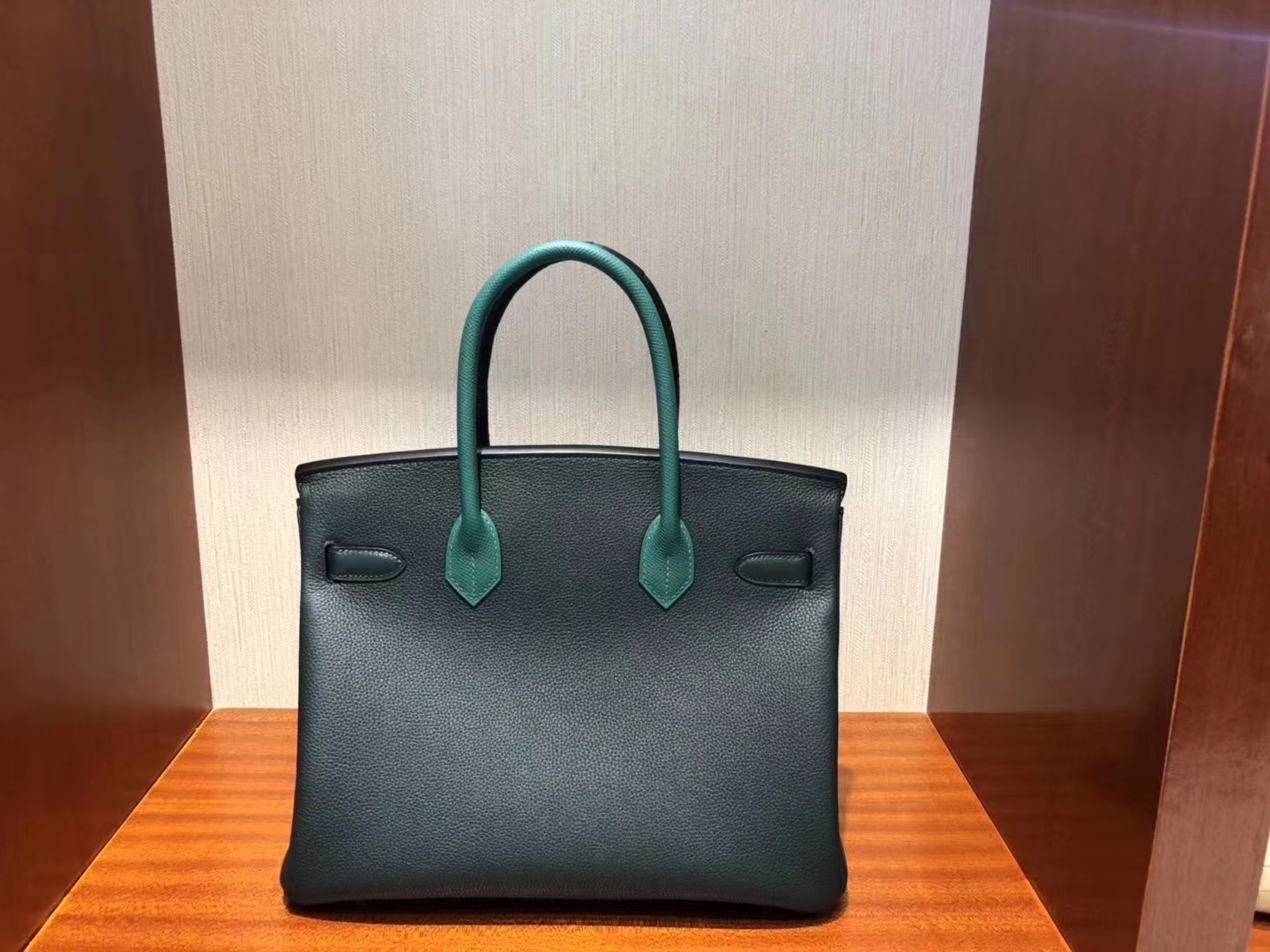 Hermès（爱马仕）Birkin 铂金包 限量版 八拼色 银扣  现货一枚 30cm