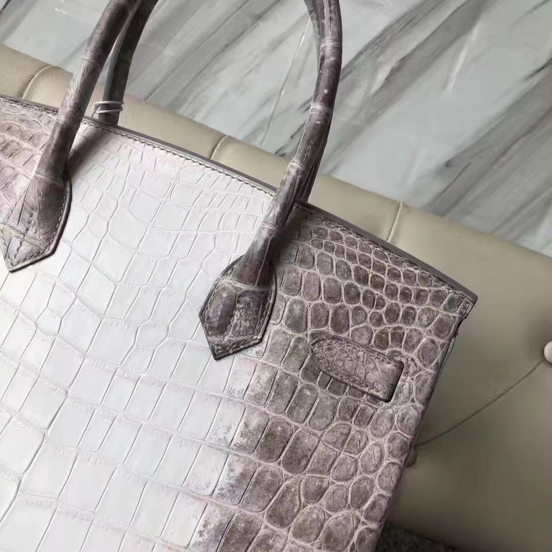Hermès（爱马仕）Birkin 铂金包 Himalaya 喜马拉雅 银扣 包中皇后 顶级手缝 30cm 现货