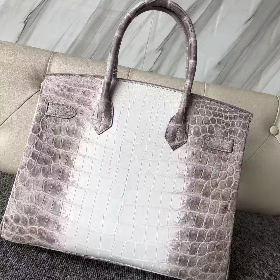 Hermès（爱马仕）Birkin 铂金包 Himalaya 喜马拉雅 银扣 包中皇后 顶级手缝 30cm 现货
