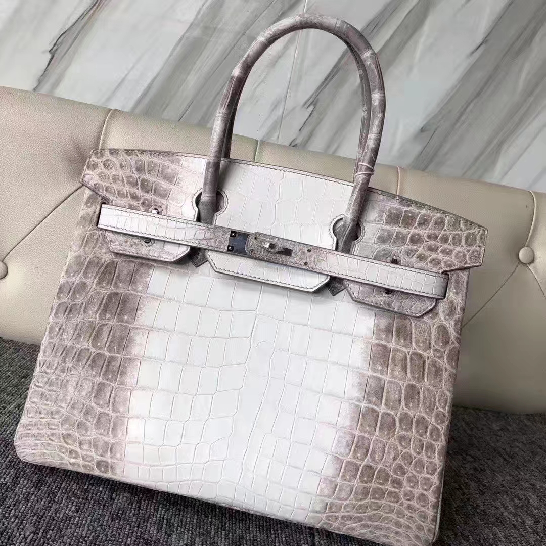 Hermès（爱马仕）Birkin 铂金包 Himalaya 喜马拉雅 银扣 包中皇后 顶级手缝 30cm 现货