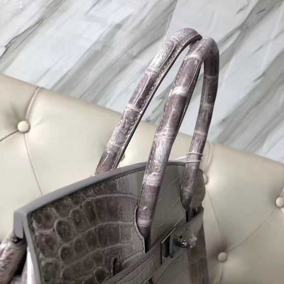 Hermès（爱马仕）Birkin 铂金包 Himalaya 喜马拉雅 银扣 包中皇后 顶级手缝 30cm 现货
