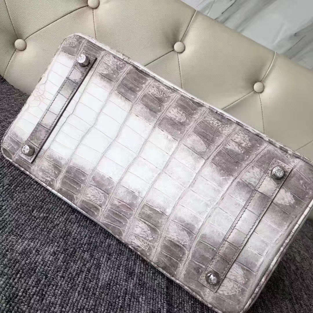 Hermès（爱马仕）Birkin 铂金包 Himalaya 喜马拉雅 银扣 包中皇后 顶级手缝 30cm 现货