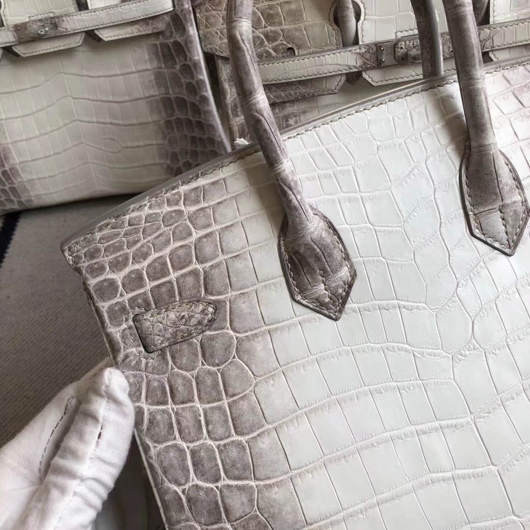 Hermès（爱马仕）Birkin 铂金包 Himalaya 银扣 25cm