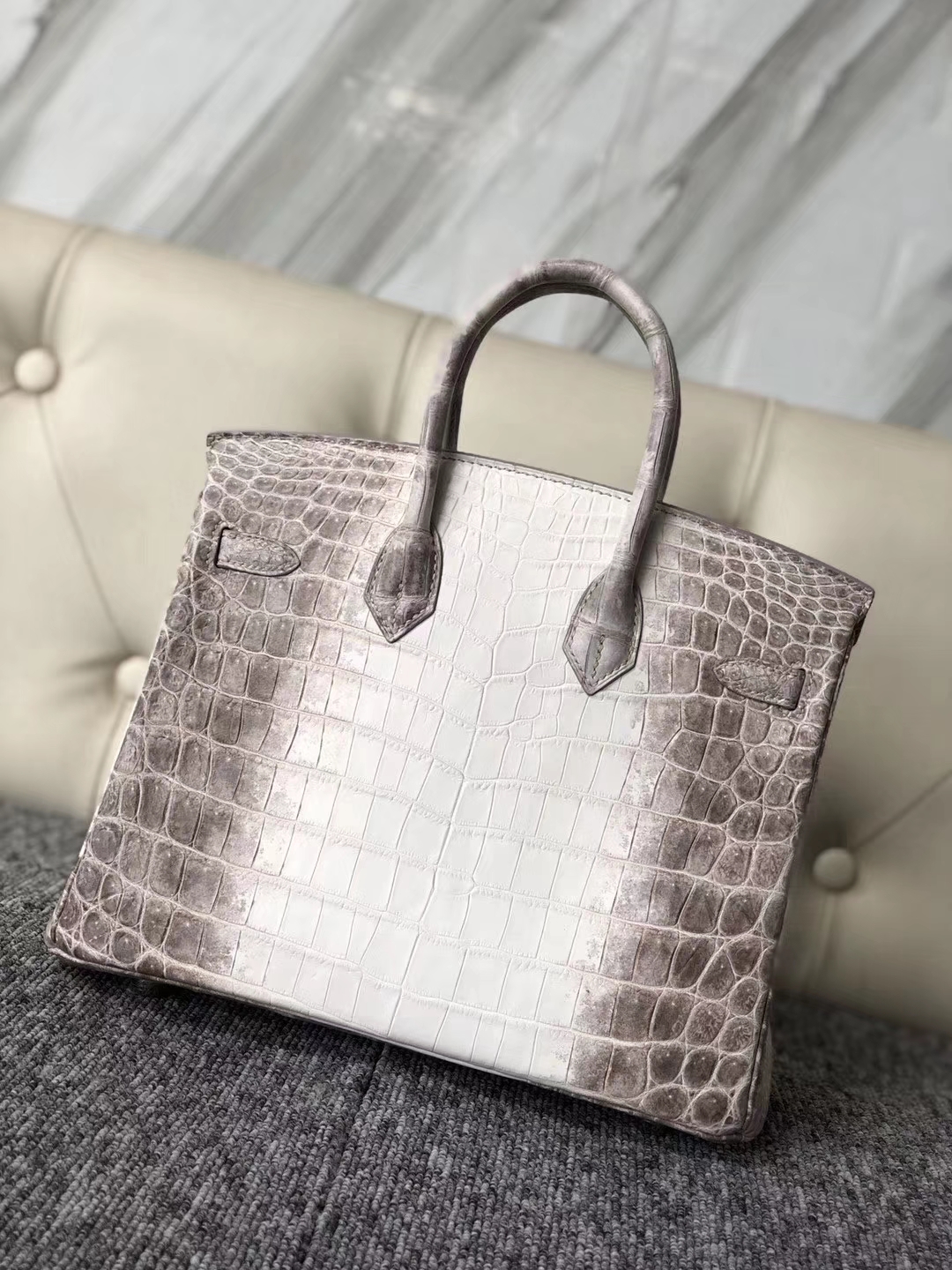 Hermès（爱马仕）Birkin 铂金包 Himalaya 钻扣 25cm